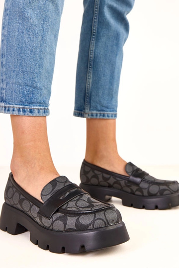 Melnas mokasīnas ar...