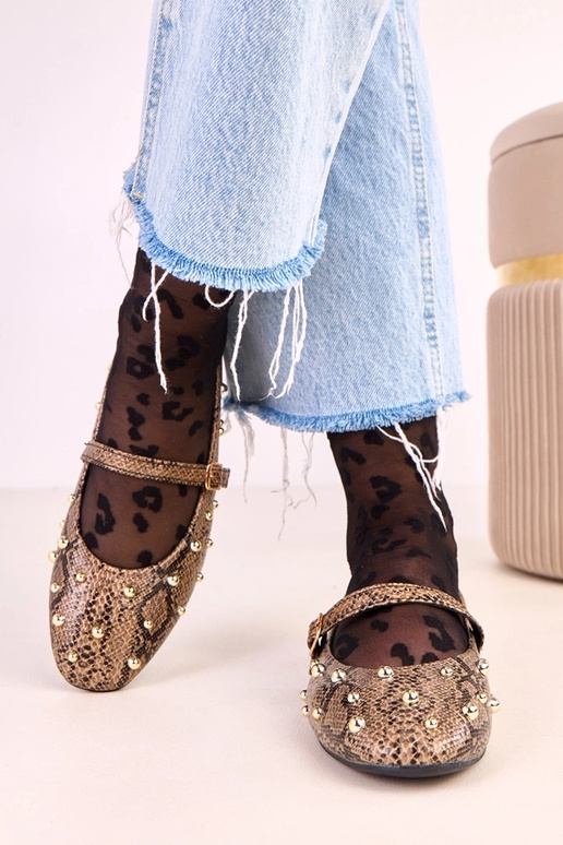 Rudu krāsu Selena balerīnas ar... Rudu krāsu Selena balerīnas ar...