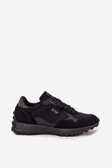 sporta apavi Sneakers modeļa apavi Vīriešiem Lee Cooper LCJ-25-03-3796 melnas krāsas 2