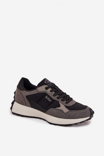 Vīriešu sporta apavi Lee Cooper LCJ-25-03-3795 pelēki melnā krāsā