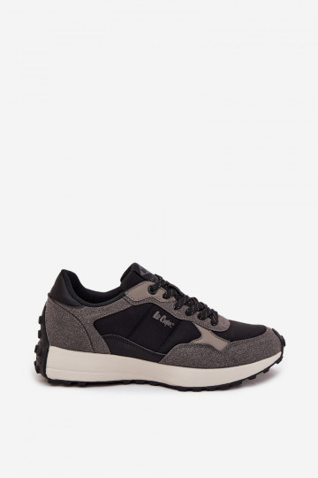 sporta apavi Sneakers modeļa apavi Vīriešiem Lee Cooper LCJ-25-03-3795 Pelēkas krāsas-melnas krāsas 2