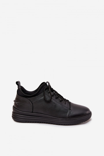 Vīriešu ādas zābaki Lee Cooper LCJ-26-33-3964 melnā krāsā 2