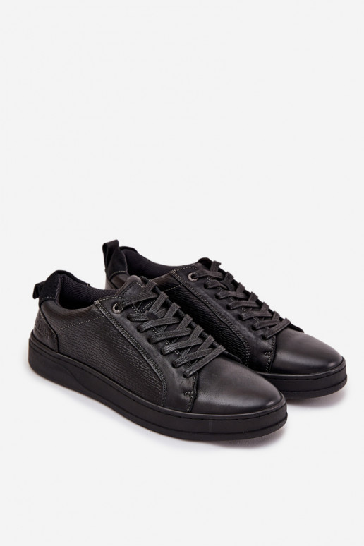 Āda Sneakers modeļa apavi Vīriešiem Lee Cooper LCJ-25-33-3965 melnas krāsas Āda Sneakers modeļa apavi Vīriešiem Lee Cooper LCJ-25-33-3965 melnas krāsas