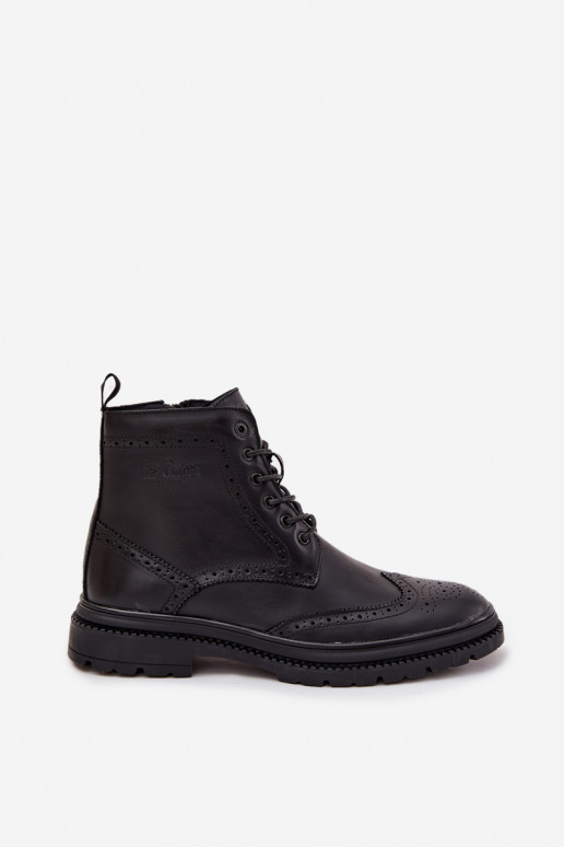 Āda Sieviešu puszābaki Vīriešiem Lee Cooper LCJ-25-33-3961 melnas krāsas Āda Sieviešu puszābaki Vīriešiem Lee Cooper LCJ-25-33-3961 melnas krāsas