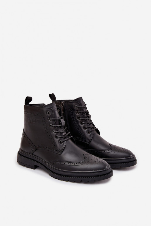 Āda Sieviešu puszābaki Vīriešiem Lee Cooper LCJ-25-33-3961 melnas krāsas Āda Sieviešu puszābaki Vīriešiem Lee Cooper LCJ-25-33-3961 melnas krāsas