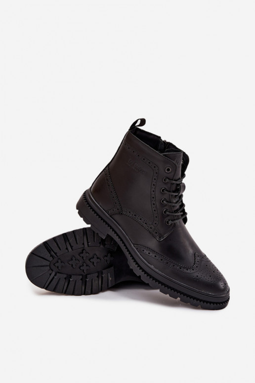 Āda Sieviešu puszābaki Vīriešiem Lee Cooper LCJ-25-33-3961 melnas krāsas Āda Sieviešu puszābaki Vīriešiem Lee Cooper LCJ-25-33-3961 melnas krāsas