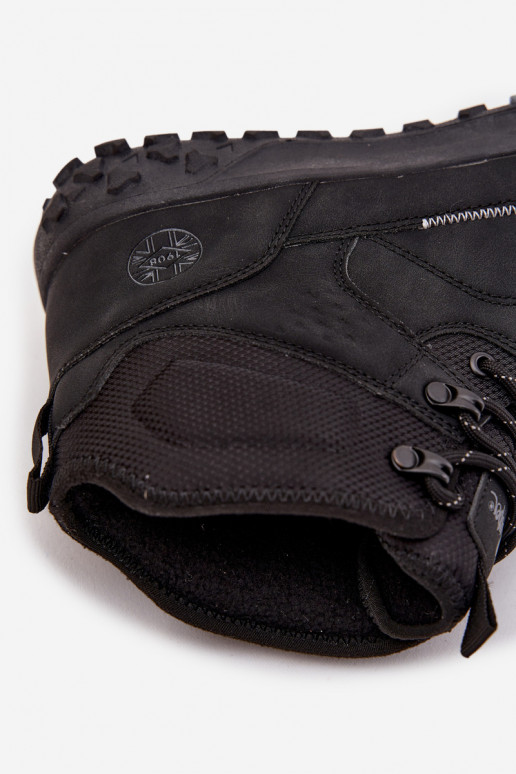 ziemas apavi Vīriešiem apavi siltināti Lee Cooper LCJ-25-01-3725 melnas krāsas