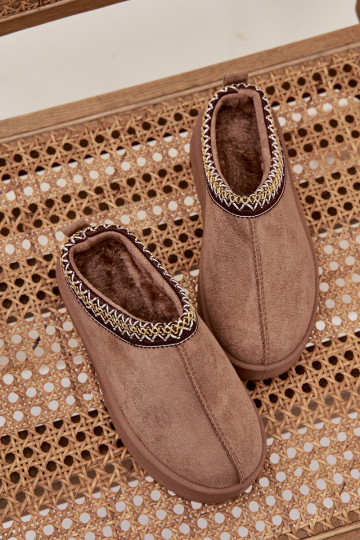 sniega apavi Bērnu apavi JaunatneHaftem ar platformu Haki krāsas Jolisse