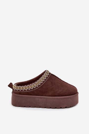 sniega apavi Bērnu apavi JaunatneHaftem ar platformu CzekoladoIne Jolisse 2