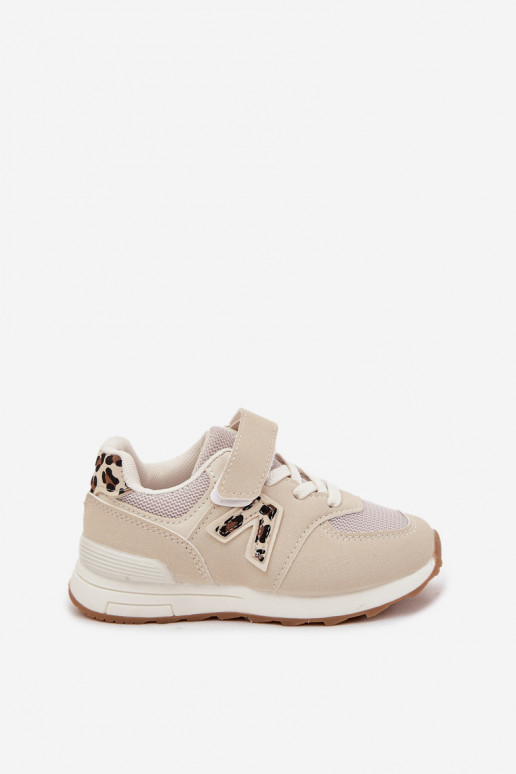 sporta apavi Sneakers modeļa apavi Bērnu apavi ar lipīgām aizdarēm smilšu krāsas Galisse sporta apavi Sneakers modeļa apavi Bērnu apavi ar lipīgām aizdarēm smilšu krāsas Galisse