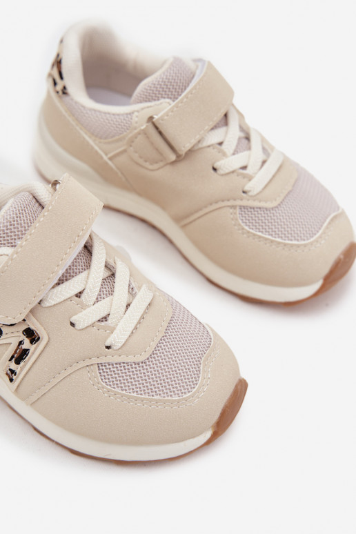 sporta apavi Sneakers modeļa apavi Bērnu apavi ar lipīgām aizdarēm smilšu krāsas Galisse sporta apavi Sneakers modeļa apavi Bērnu apavi ar lipīgām aizdarēm smilšu krāsas Galisse