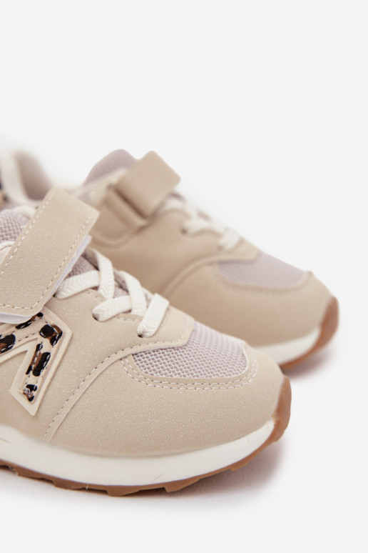sporta apavi Sneakers modeļa apavi Bērnu apavi ar lipīgām aizdarēm smilšu krāsas Galisse sporta apavi Sneakers modeļa apavi Bērnu apavi ar lipīgām aizdarēm smilšu krāsas Galisse