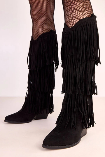 Melni kovboju zābaki ar...