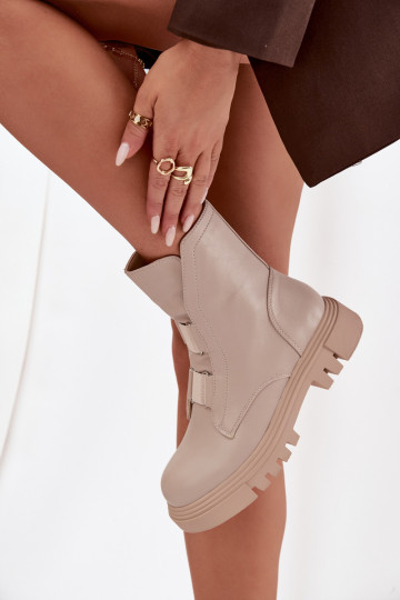 siltināti zābaki Sieviešu Uz pili Eko Āda Ziloņkaula krāsas Tā irilyra 2