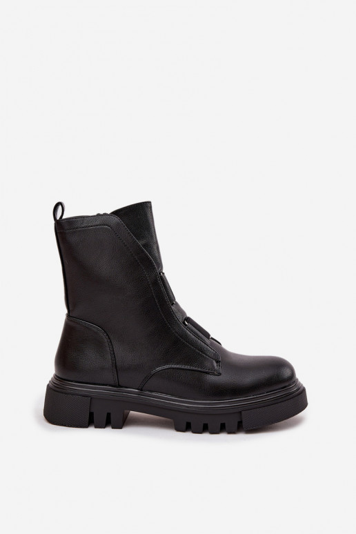 siltināti zābaki Sieviešu Uz pili Eko Āda melnas krāsas Tā irilyra siltināti zābaki Sieviešu Uz pili Eko Āda melnas krāsas Tā irilyra