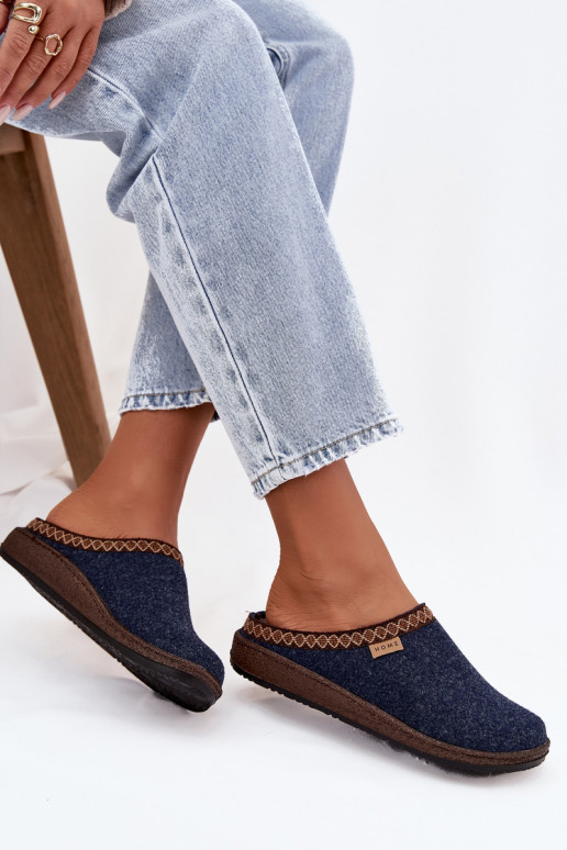 Čības SieviešuHaftem Inblu NL000009 tumši zilas krāsas