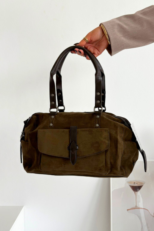 SomaEko zamšādau Haki krāsas Gressa