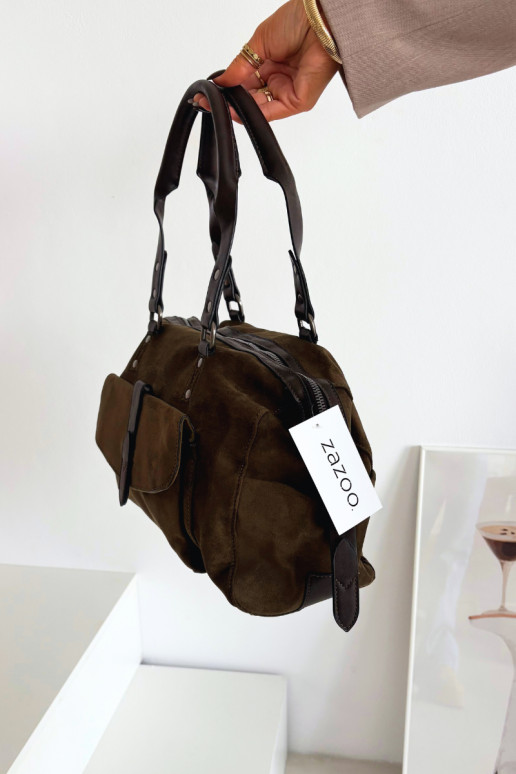 SomaEko zamšādau Haki krāsas Gressa