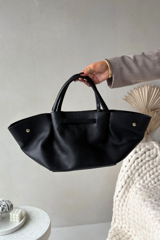 SomaIeslēgtsturalnej Skóry Melnas krāsas Fiorenza