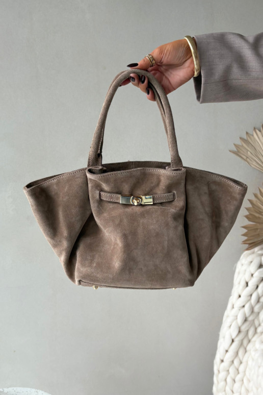 Skórzana zamšādasoIna Soma ziloņkaula krāsas Orselle