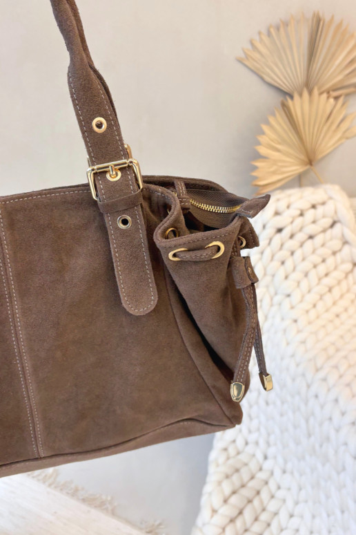 Skórzana zamšādasoIna Soma ziloņkaula krāsas Ilienne