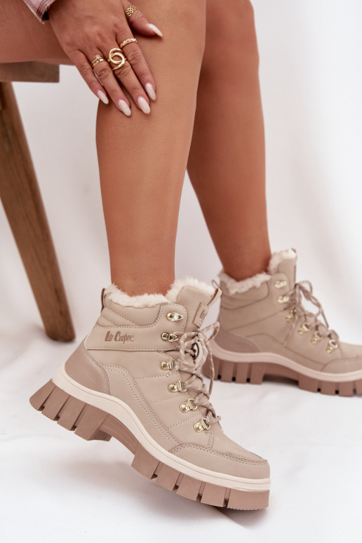 siltināti apavi Sieviešu Lee Cooper LCJ-25-31-3910 smilšu krāsas