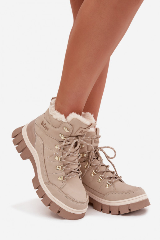 siltināti apavi Sieviešu Lee Cooper LCJ-25-31-3910 smilšu krāsas