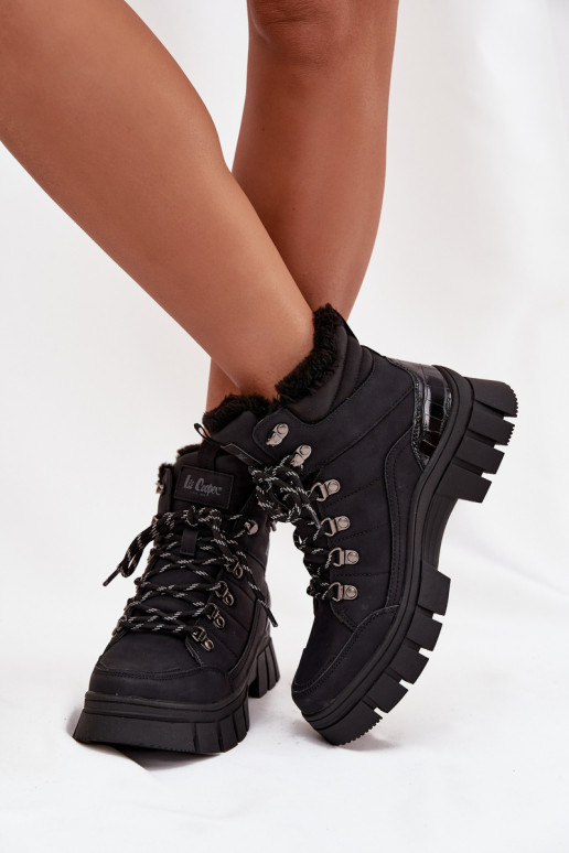 siltināti apavi Sieviešu Lee Cooper LCJ-25-31-3911 melnas krāsas