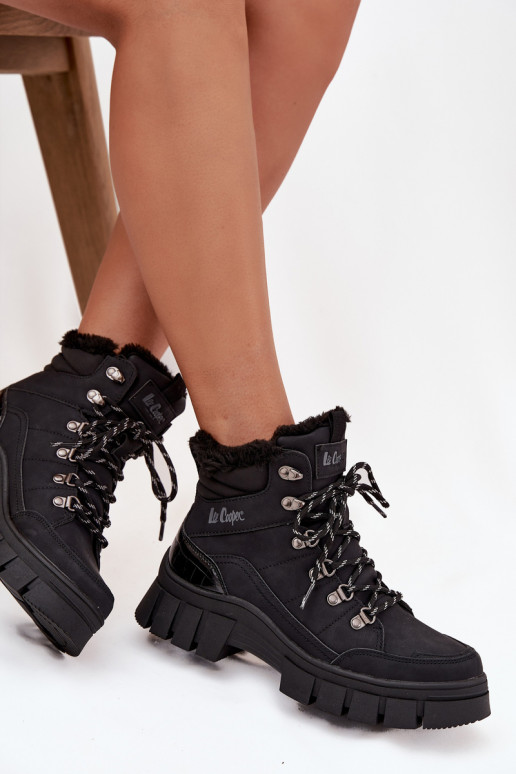 siltināti apavi Sieviešu Lee Cooper LCJ-25-31-3911 melnas krāsas