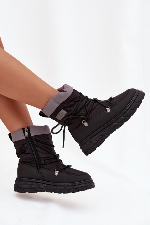 sniega apavi Sieviešu Uz pili Lee Cooper LCJ-25-44-3930 melnas krāsas