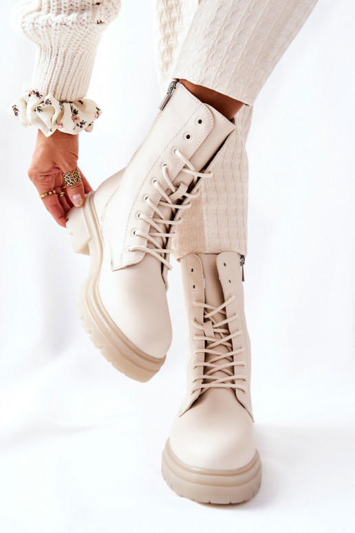 Augsts zābaki smilšu krāsas Rozelle