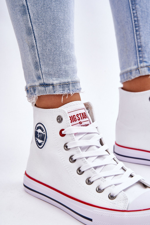 Sieviešu Klasiska modeļa tõmblukuga Big Star T274026 baltas krāsas