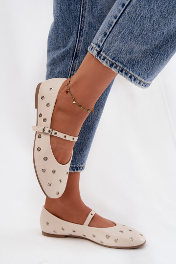 Balerīnas Sieviešu Ze Sudraba krāsasmi Elementami smilšu krāsas Tā irrivon