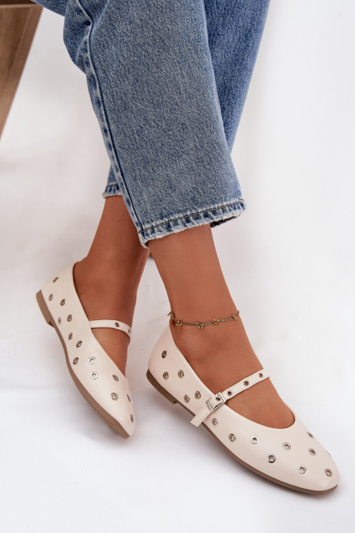 Balerīnas Sieviešu Ze Sudraba krāsasmi Elementami smilšu krāsas Tā irrivon