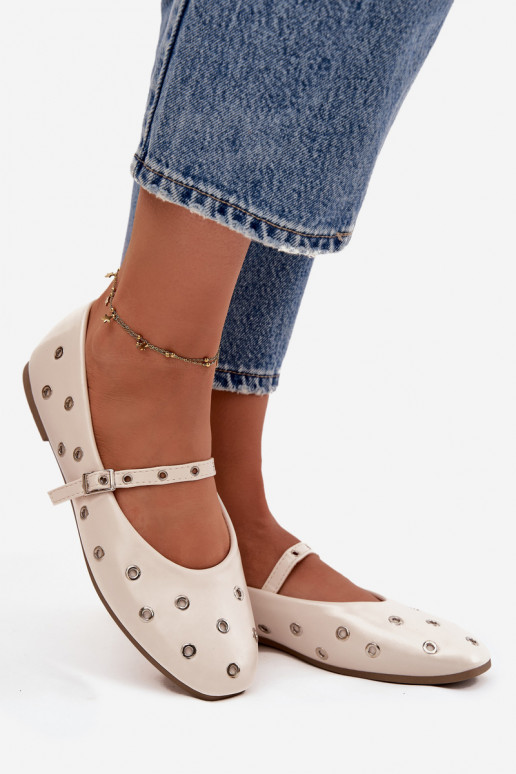 Balerīnas Sieviešu Ze Sudraba krāsasmi Elementami smilšu krāsas Tā irrivon