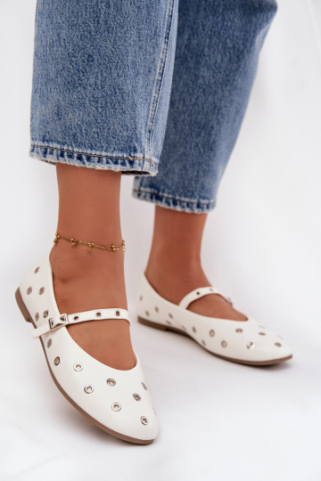 Balerīnas Sieviešu Ze Sudraba krāsasmi Elementami baltas krāsas Tā irrivon