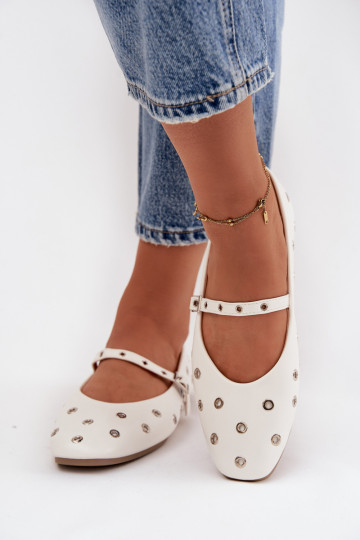 Balerīnas Sieviešu Ze Sudraba krāsasmi Elementami baltas krāsas Tā irrivon 2