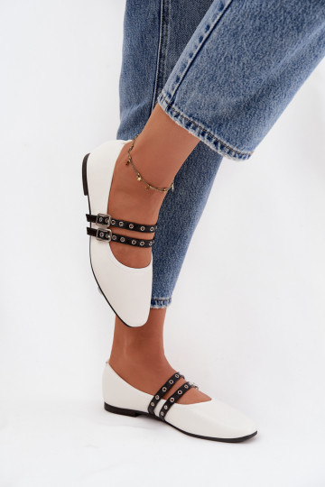 Balerīnas Sieviešu Ar svītrām baltas krāsas Deliora