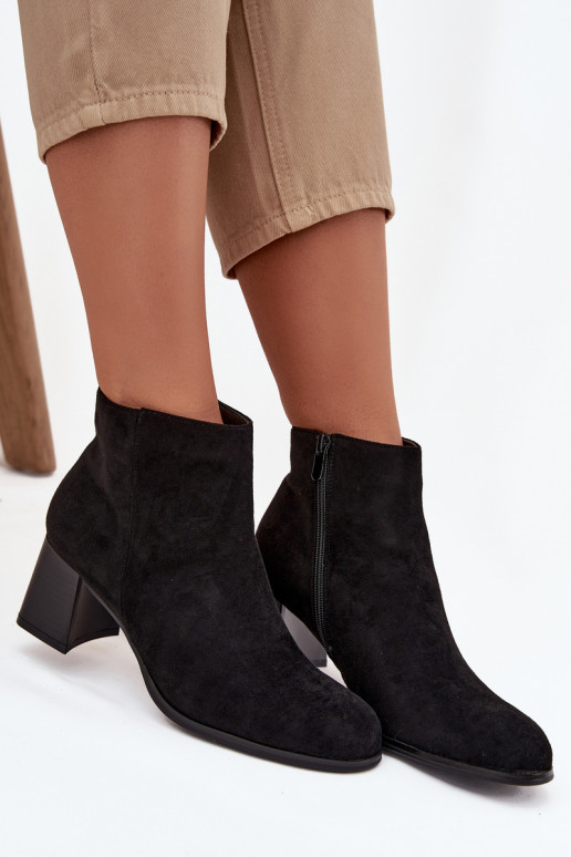 Sieviešu puszābaki Eko zamšādaoIne melnas krāsas Tā irrilou