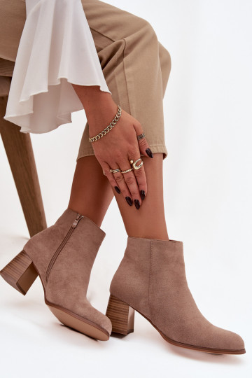 Sieviešu puszābaki Eko zamšādaoIne smilšu krāsas Tā irrilou