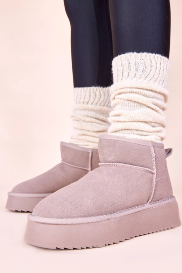 Pelēki sniega zābaki no...