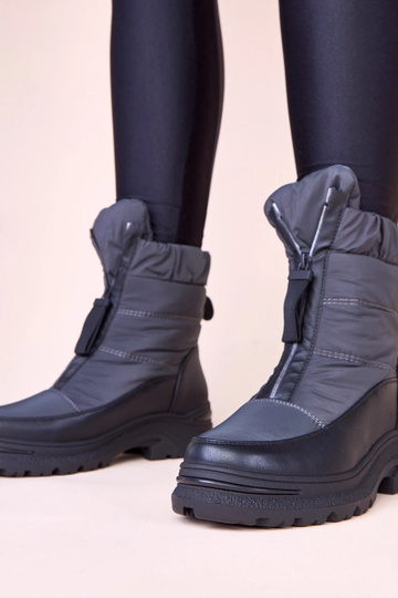 Pelēki sniega zābaki ar...