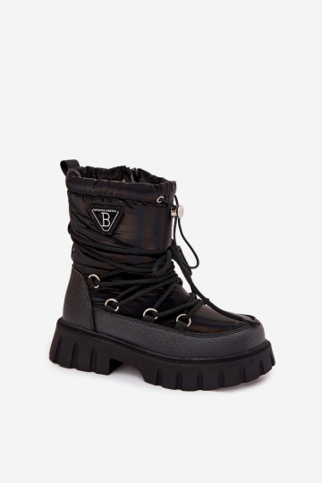 Sniega apavi melnas krāsas Adelisse