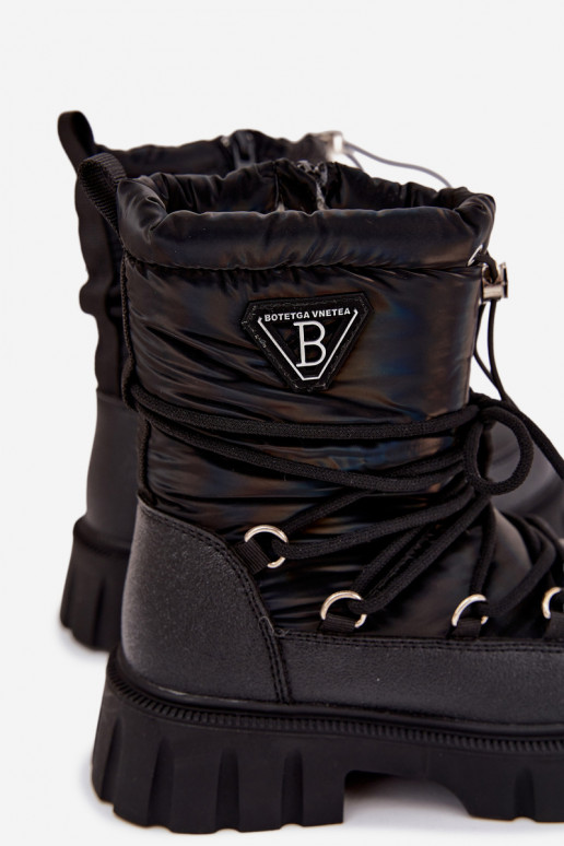 Sniega apavi melnas krāsas Adelisse