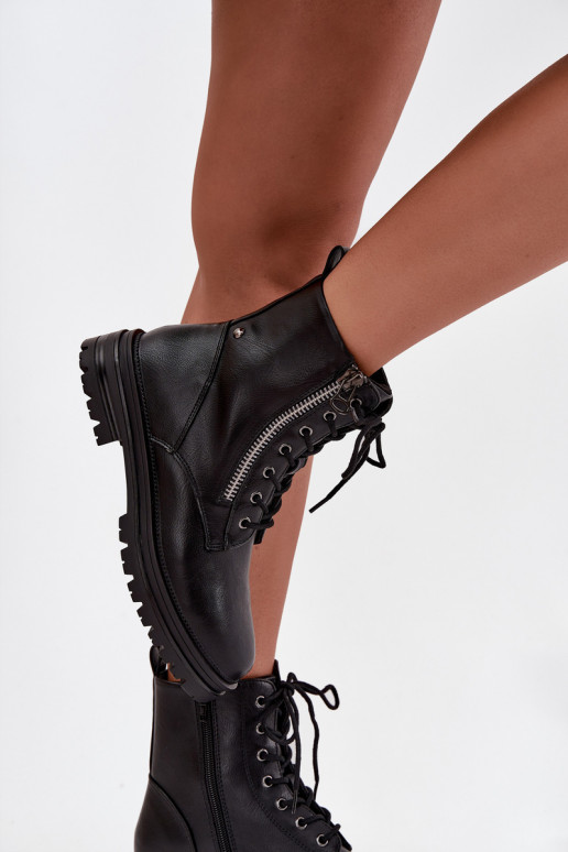 zābaki Sieviešu siltināti melnas krāsas Ivonelle