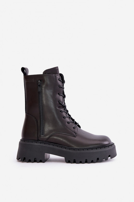 Āda siltināti zābaki Sieviešu Big Star OO274A387 melnas krāsas