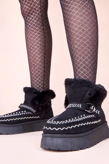 Melni sniega apavi ar...