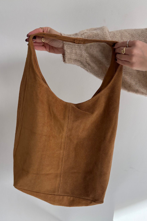 Skórzana zamšādasoIna Soma brūnas krāsas Rilith