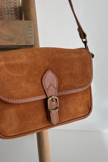 Skórzana zamšādasoIna Soma Pastniece brūnas krāsas Norla