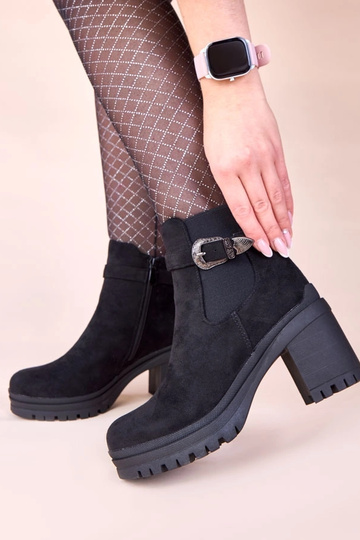 Melni zābaki uz papēža ar... 2